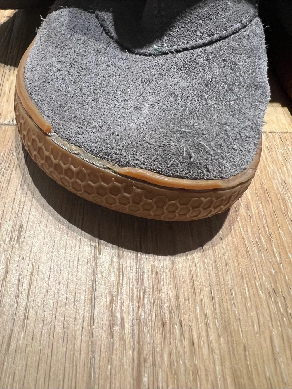 Livie and Luca Kids Gray and Purple Suede Booties, Size 12